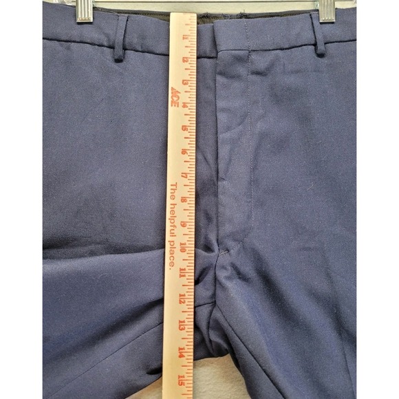 USAF Air Force Dress Pants Blue 1620 Mens Size 37 Short Wool/Poly Blend Military - Picture 4 of 10